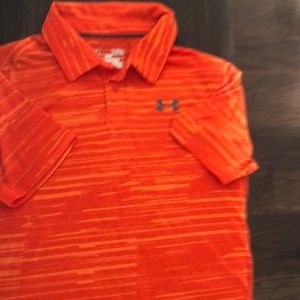 Boys under armour polo shirt